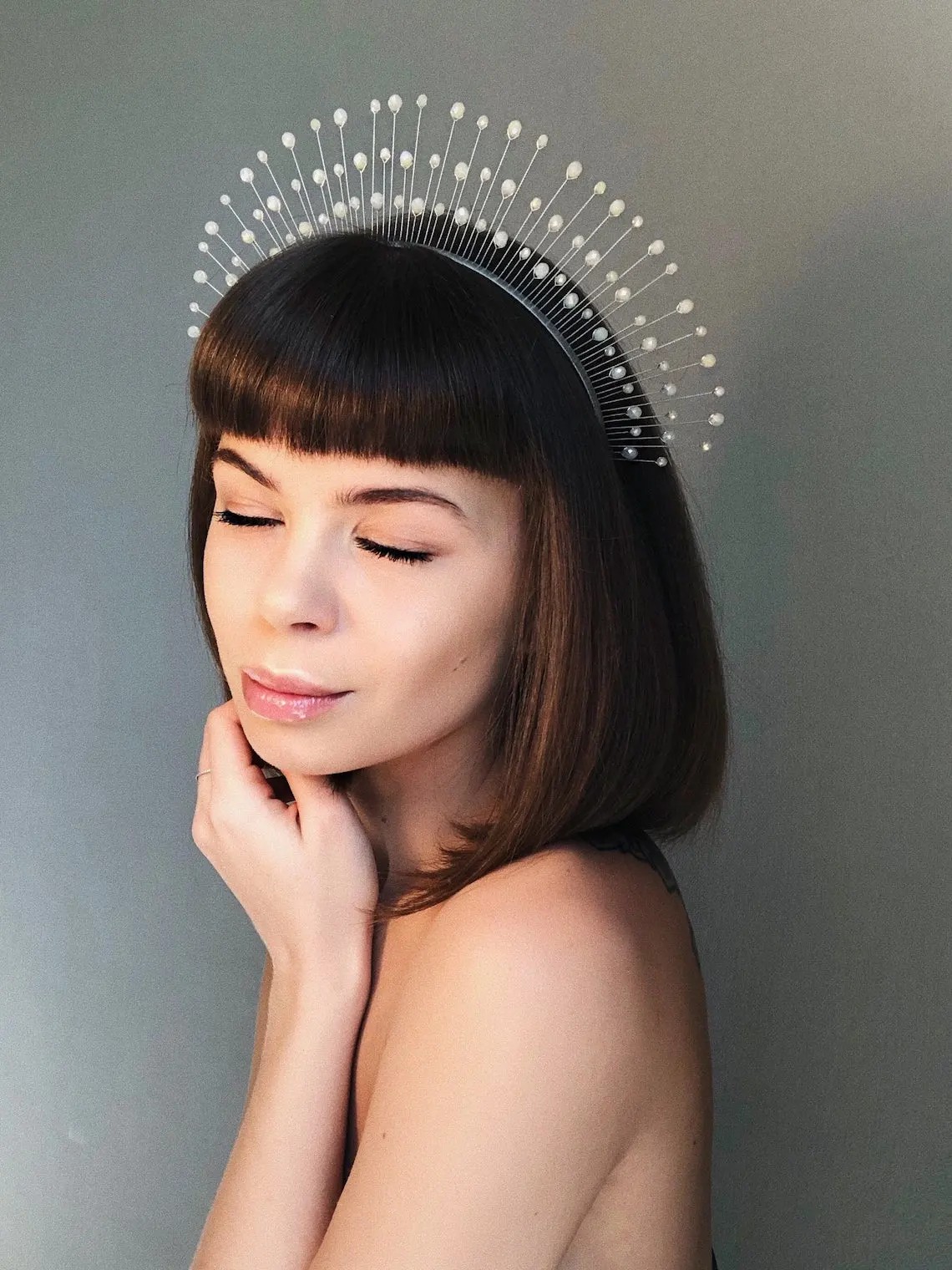 The Edgy Bridal Crown