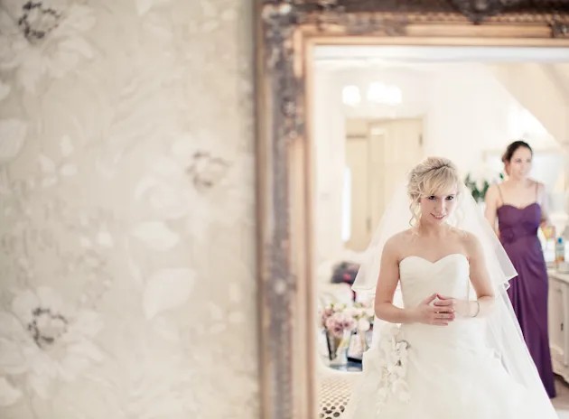 Dusky Pink Fairytale Wedding in An English Barn