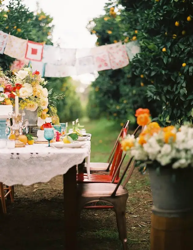 Hanging Handkerchiefs