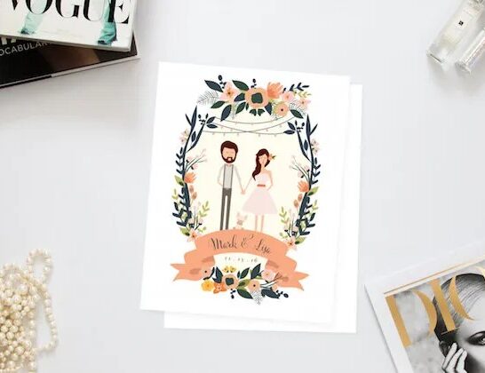 Personalised Portrait & Paper Goods; Illustrated Wedding Stationery