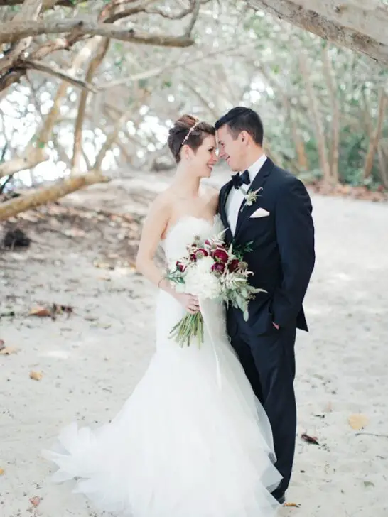Romantic Fall Wedding In Florida With Gold And Marsala Hues