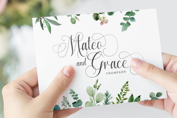 Rustic Wedding Font