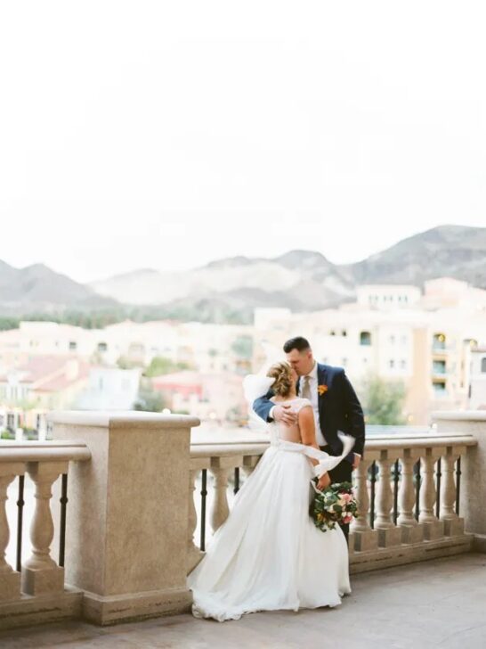 Beautiful Garden Wedding At Lake Las Vegas