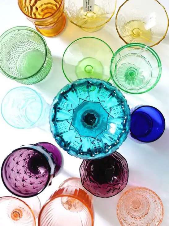 Trend Alert: Using Colourful Glassware For Your Wedding
