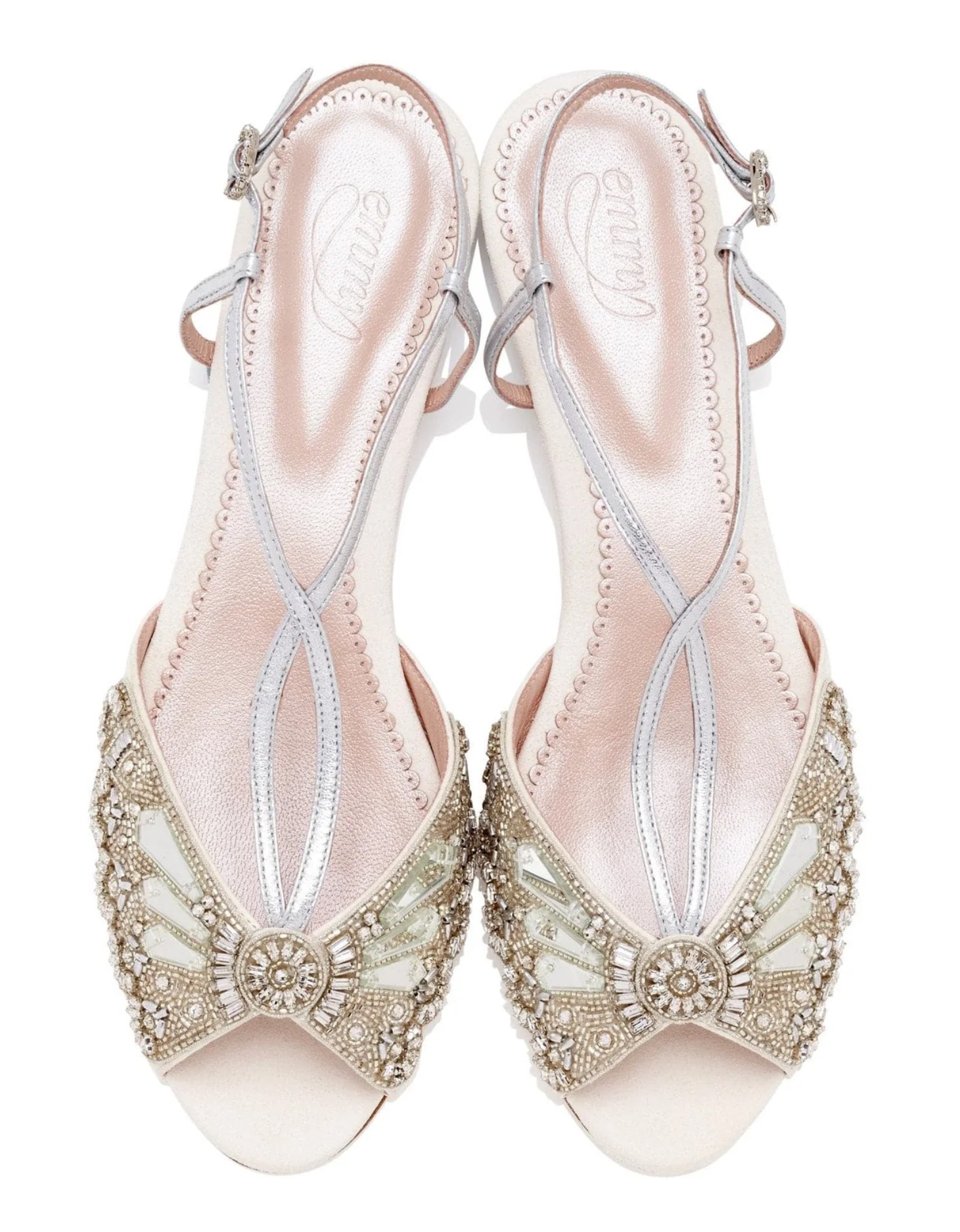 Sparkly Cinderella Flats