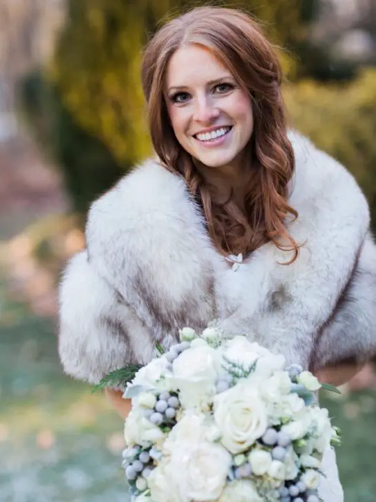 10 Bridal Cover-Ups For Winter Weddings, From Cool To Classic