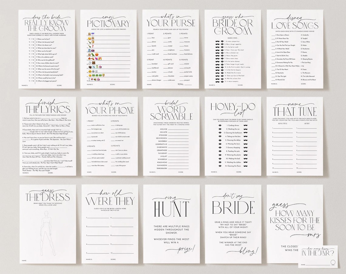 The 19 Best Wedding Printables On Etsy