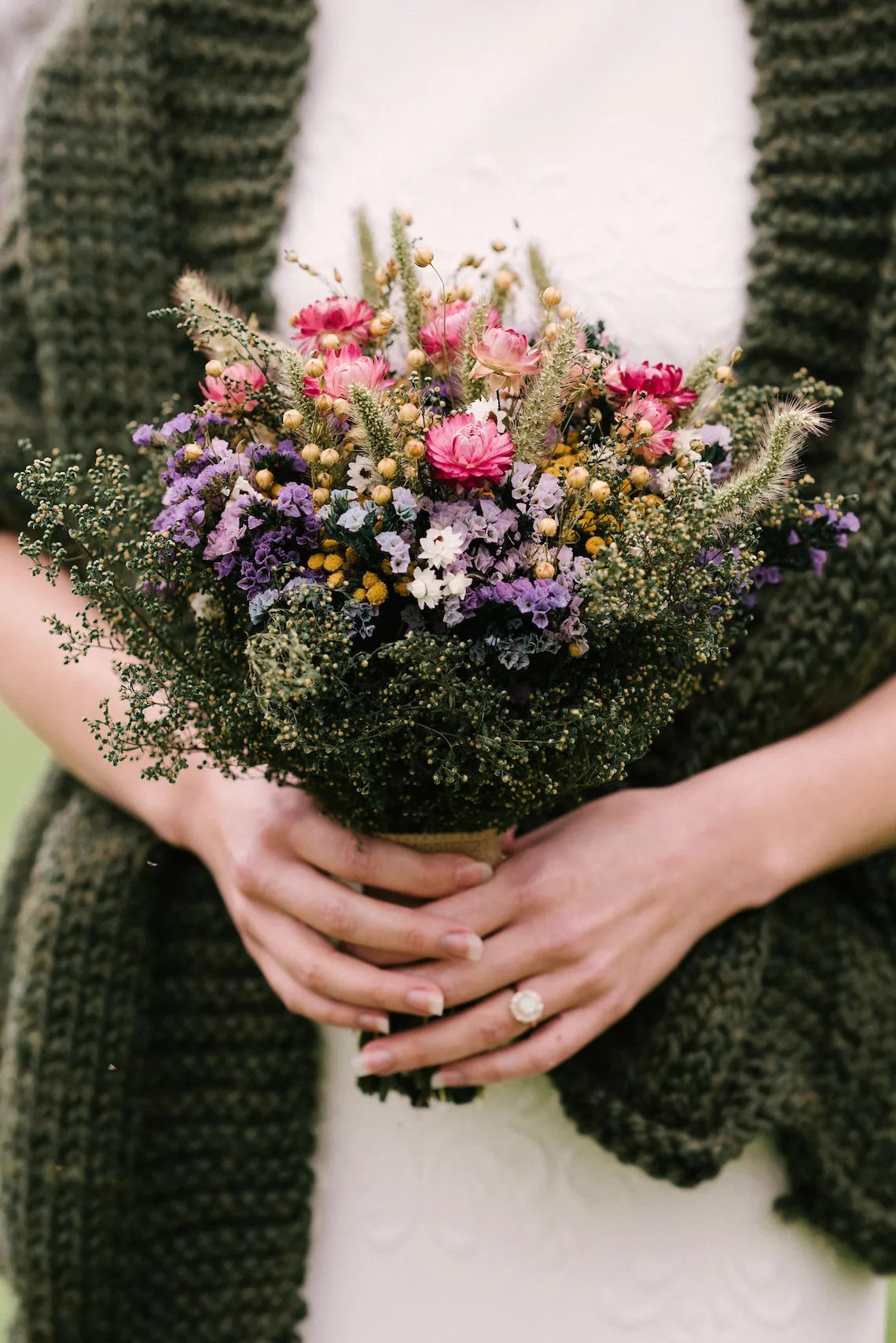 Dyed and Dried Flowers