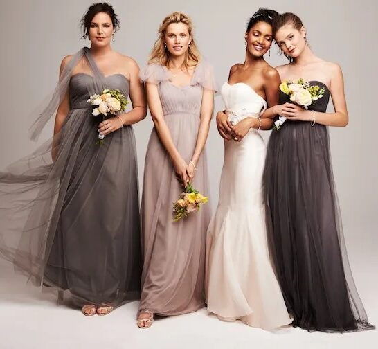 Ethereal And Romantic Bridesmaids Dress Style