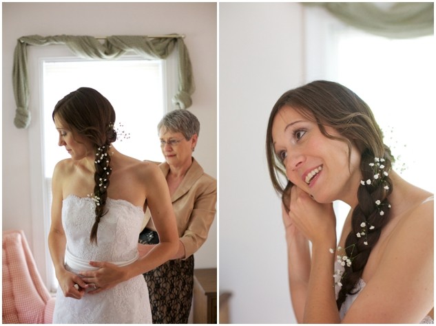 Rustic Pink Wedding: Lace, Burlap & Babys Breath