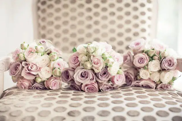 Dusky Pink Fairytale Wedding in An English Barn