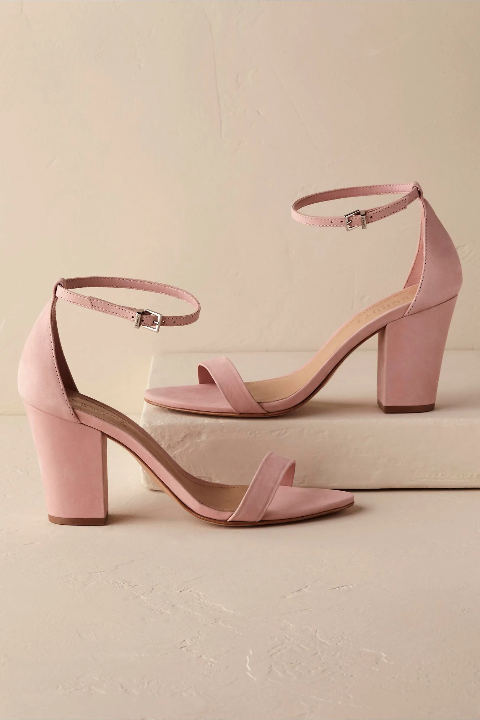 Pink Vegan Leather Sandals