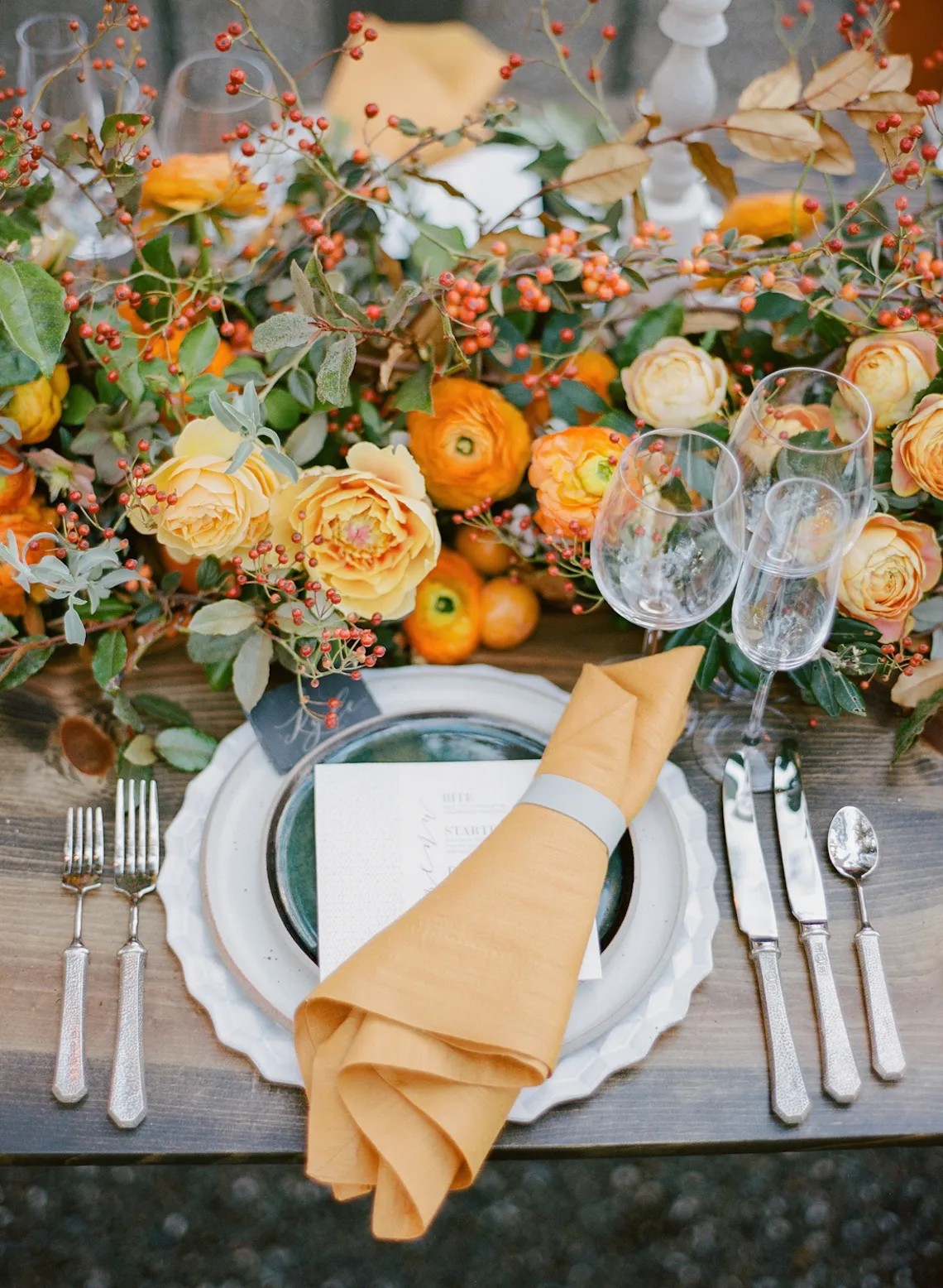 Elegantly Rustic Fall Wedding Inspiration