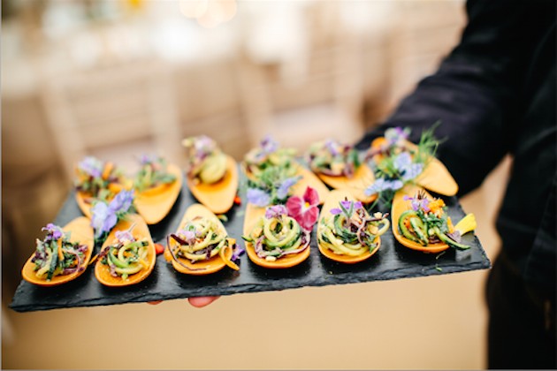 Have you any tips for making vegans, vegetarians or those with food intolerances feel more included and special at your wedding meal?