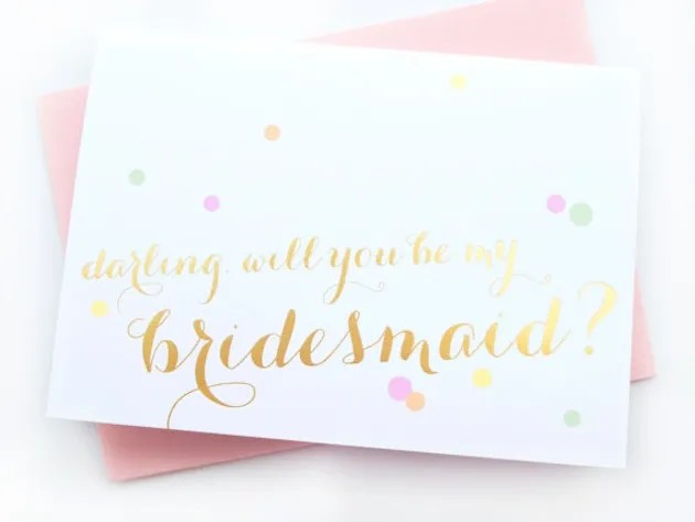 Bonus! Bridesmaid Stationery