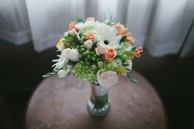 Lace & Coral Farmers Market Wedding