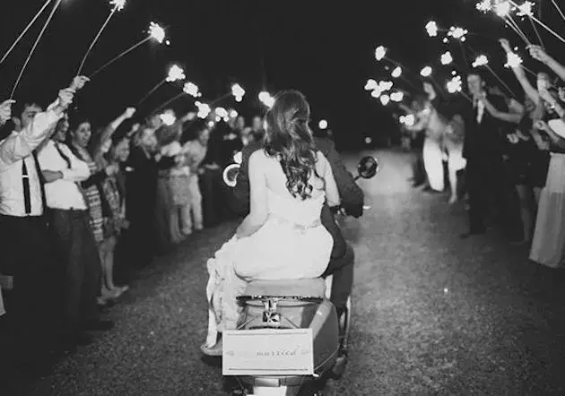 The Sparkler Send-Off