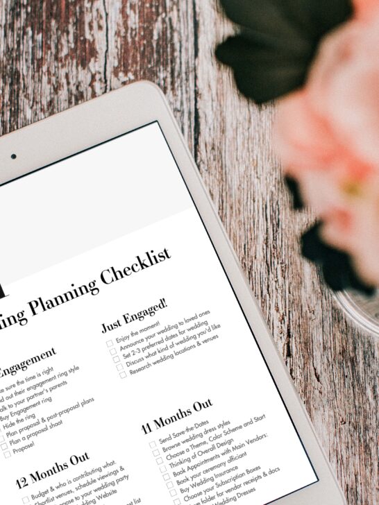 The Wedding Planning Checklist & Timeline