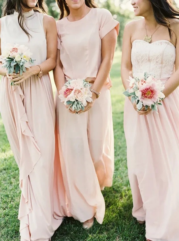 Blushing Bridesmaids