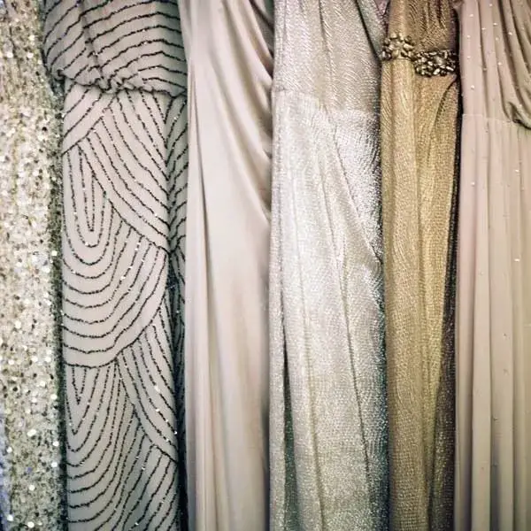 How to Wear a Metallic Wedding Dress