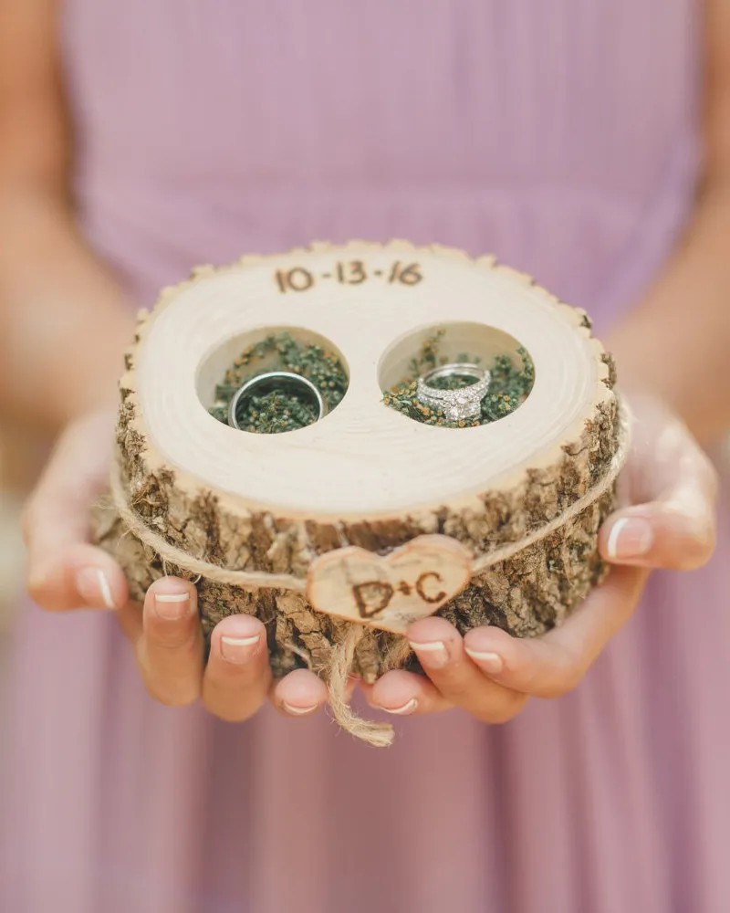 Wooden Ring Holder