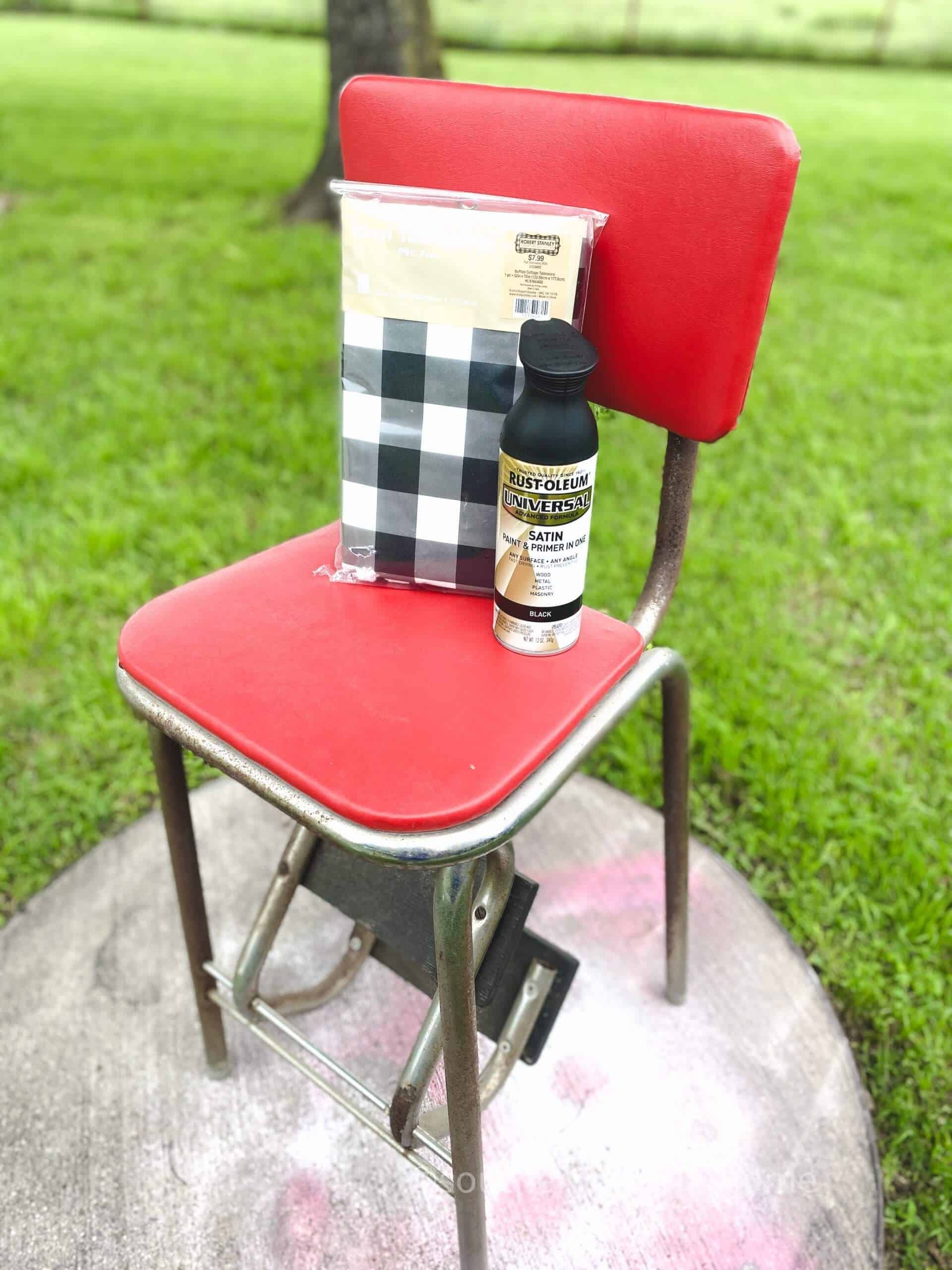 WHAT YOU’LL NEED TO MAKE a Vintage Step Stool Makeover