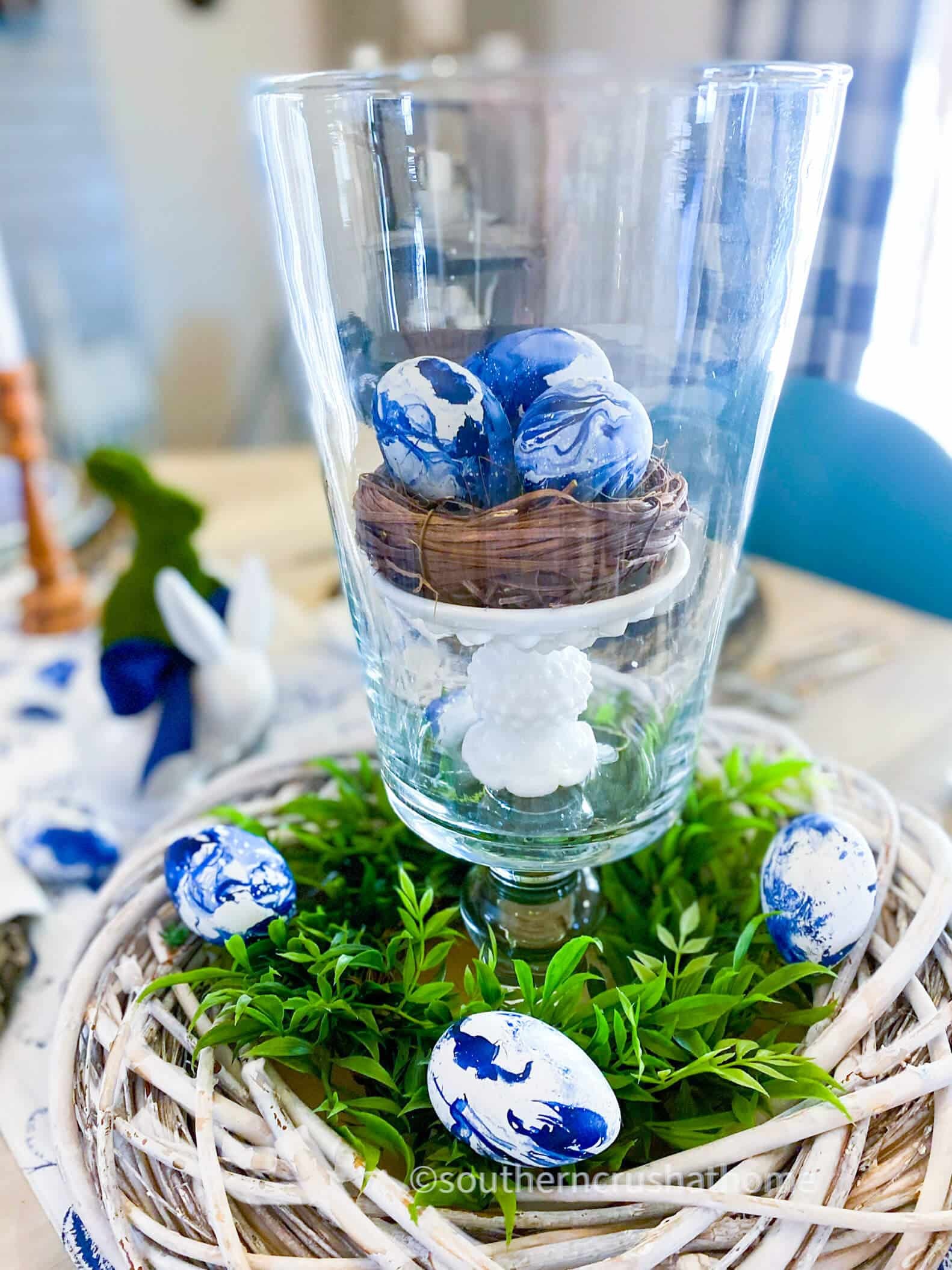 Step 3. How to Make an Easter Vase Centerpiece