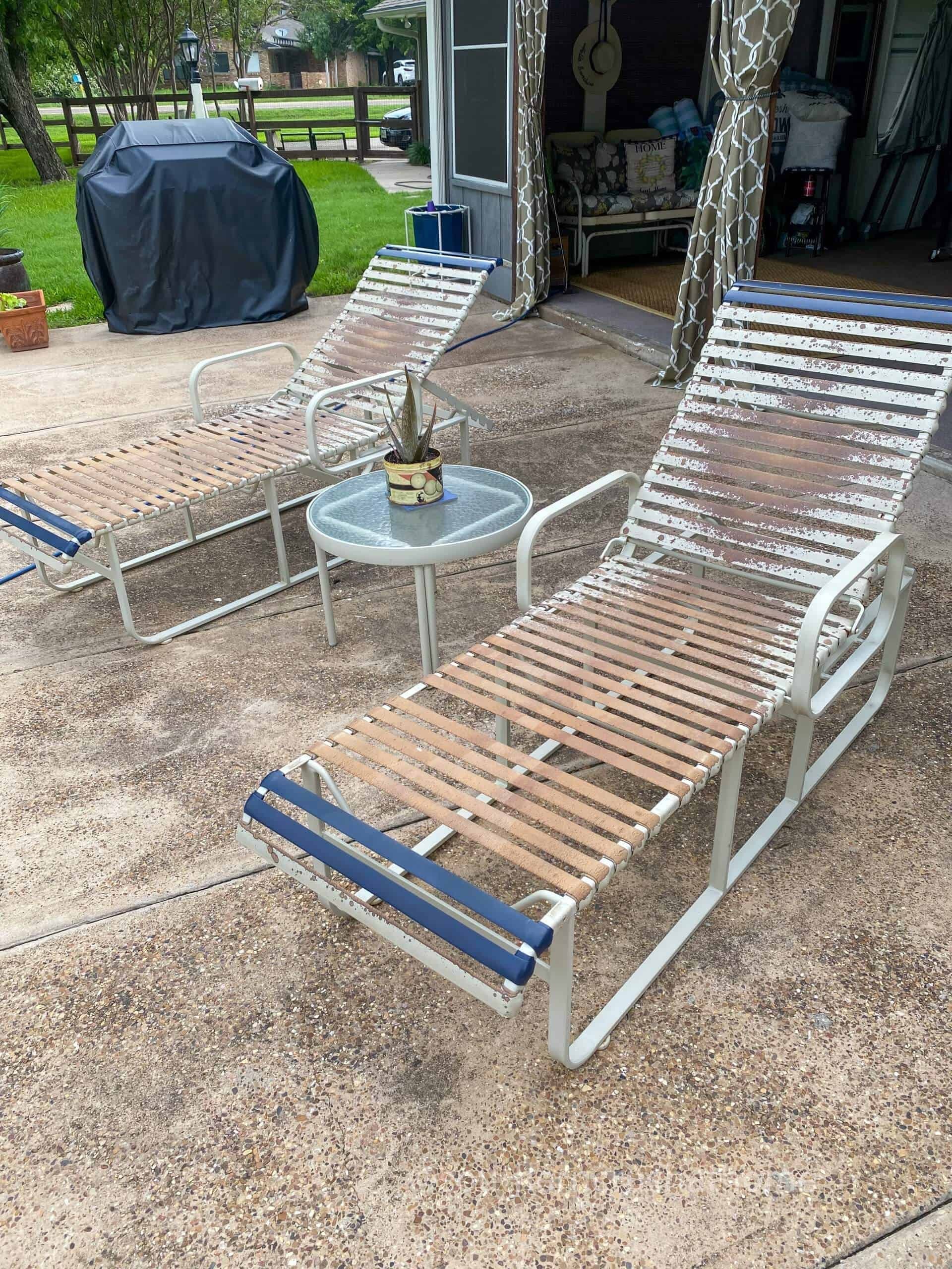 SUPPLIES to Repair Outdoor Patio Lounge Furniture