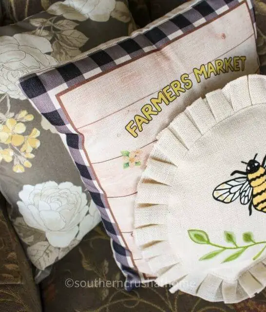 How To Make Pillows From Placemats