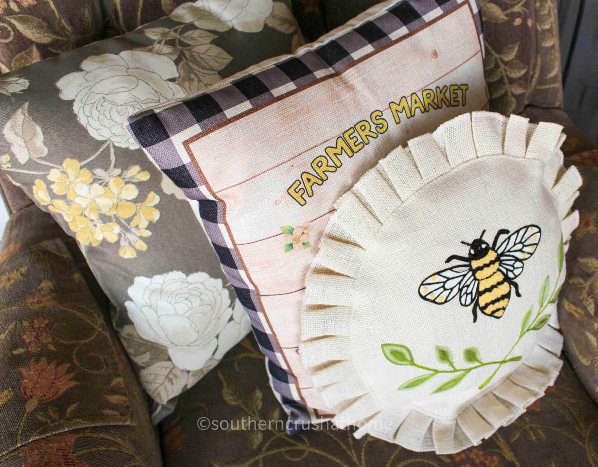 easy 3 step placemat pillows